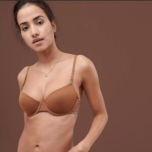 NWT Dorina Tone-On-Tone Isabelle Nude Underwire T-Shirt Bra in Medium Size 40C